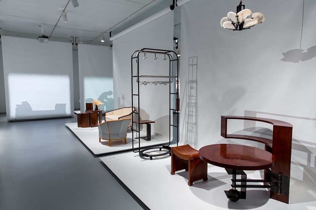 Installation view of the exhibition Pierre Chareau: Modern Architecture and Design, November 4, 2016 - March 26, 2017. The Jewish Museum, NY. Photo: Will Ragozzino/SocialShutterbug.com