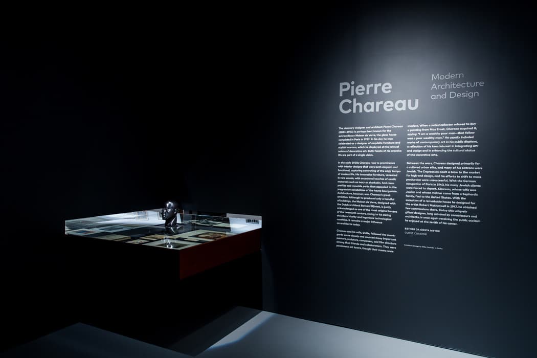 Installation view of the exhibition Pierre Chareau: Modern Architecture and Design, November 4, 2016 - March 26, 2017. The Jewish Museum, NY. Photo: Will Ragozzino/SocialShutterbug.com