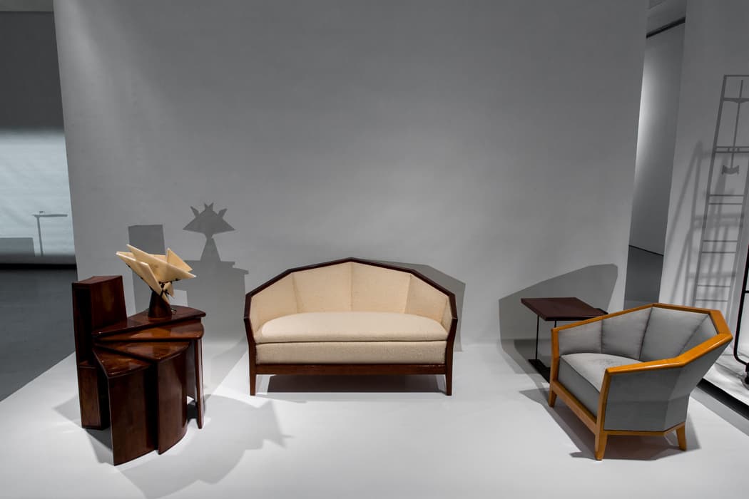 Installation view of the exhibition Pierre Chareau: Modern Architecture and Design, November 4, 2016 - March 26, 2017. The Jewish Museum, NY. Photo: Will Ragozzino/SocialShutterbug.com