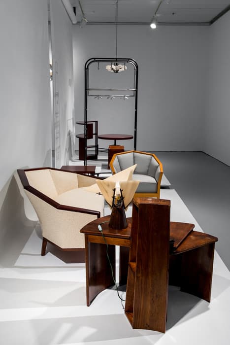 Installation view of the exhibition Pierre Chareau: Modern Architecture and Design, November 4, 2016 - March 26, 2017. The Jewish Museum, NY. Photo: Will Ragozzino/SocialShutterbug.com