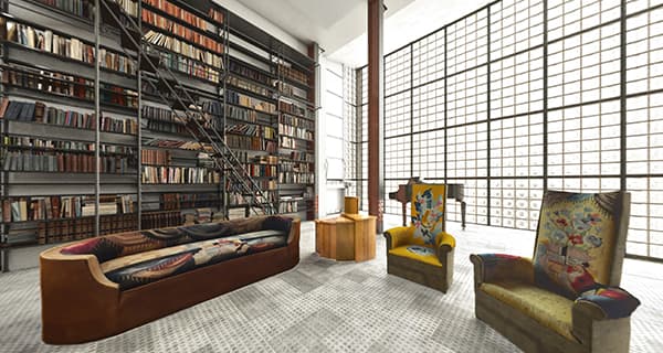 360° rendering of the Grand Salon of the Maison de Verre, Paris
Courtesy Diller Scofidio + Renfro