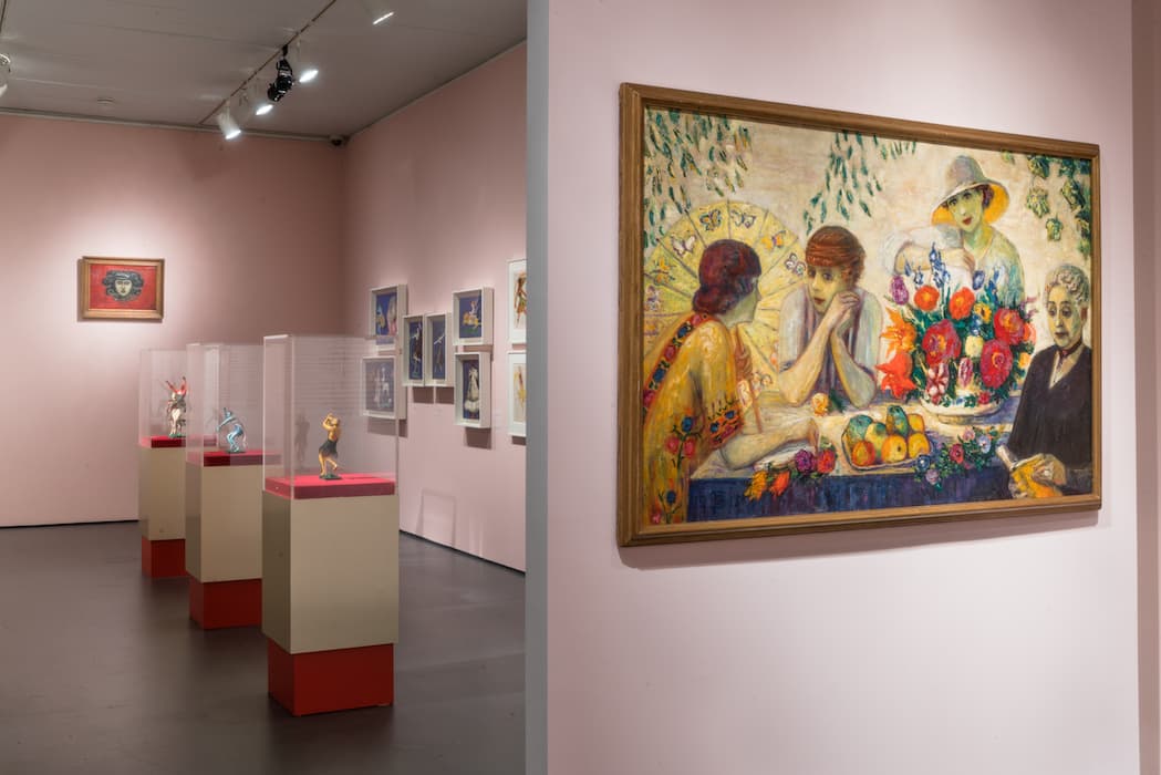 Installation view of the exhibition Florine Stettheimer: Painting Poetry. May 5 – September 24, 2017. The Jewish Museum, NY. Photo by: Jason Mandella