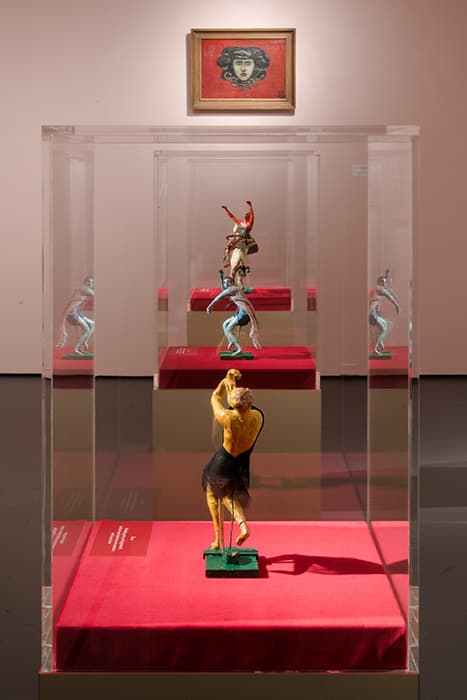 Installation view of the exhibition Florine Stettheimer: Painting Poetry. May 5 – September 24, 2017. The Jewish Museum, NY. Photo by: Jason Mandella