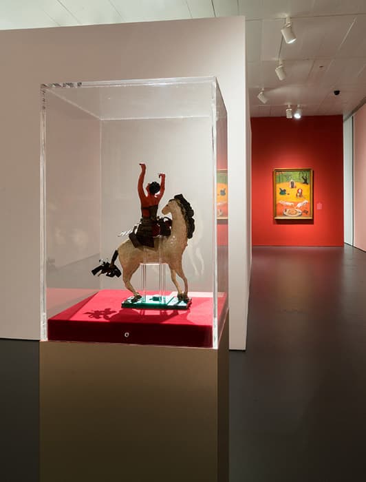 Installation view of the exhibition Florine Stettheimer: Painting Poetry. May 5 – September 24, 2017. The Jewish Museum, NY. Photo by: Jason Mandella