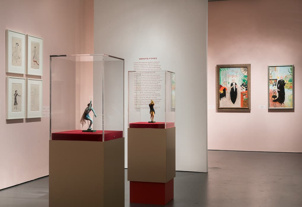 Installation view of the exhibition Florine Stettheimer: Painting Poetry. May 5 – September 24, 2017. The Jewish Museum, NY. Photo by: Jason Mandella