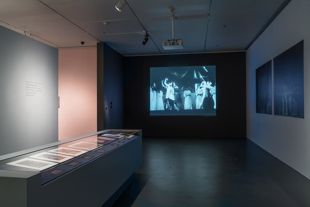 Installation view of the exhibition Florine Stettheimer: Painting Poetry. May 5 – September 24, 2017. The Jewish Museum, NY. Photo by: Jason Mandella