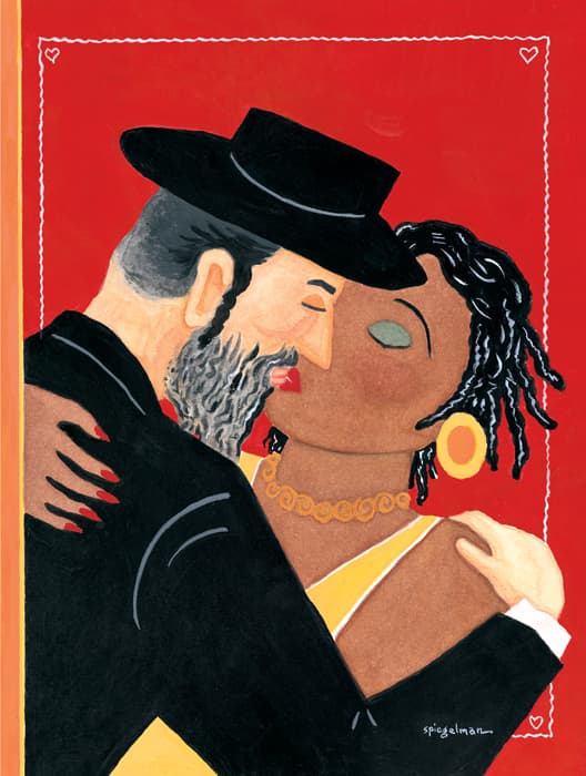 Art Spiegelman, original art for “Valentine’s Day,” cover of The New Yorker, February 15, 1993. Copyright © 1993 by Art Spiegelman. Used by permission of the artist and The Wylie Agency LLC.