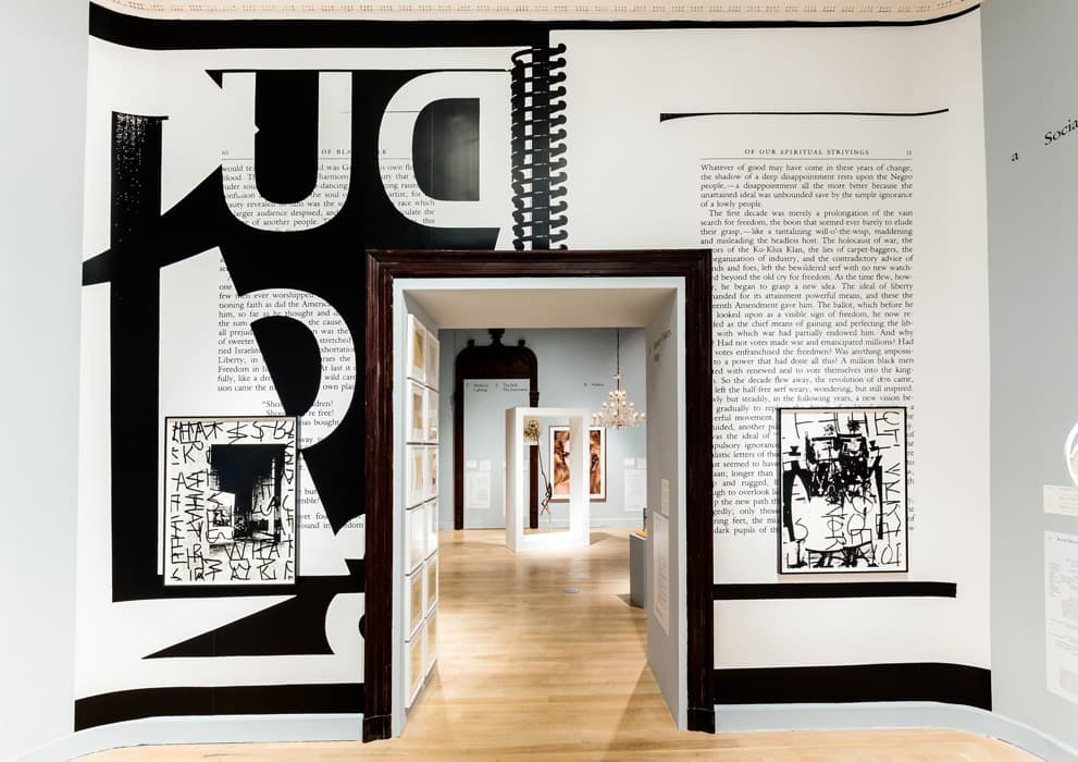 Installation view of the exhibition The Arcades: Contemporary Art and Walter Benjamin, March 17 - August 6, 2017. The Jewish Museum, NY. Photo: Will Ragozzino/SocialShutterbug.com
