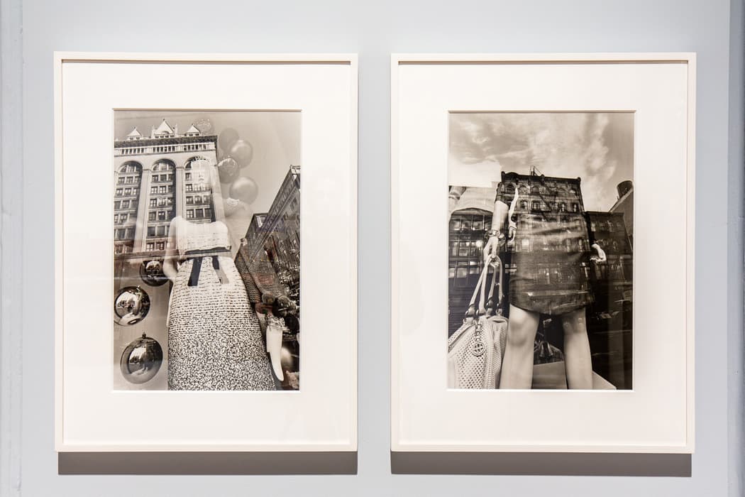 M THE FLANEUR 

Lee Friedlander, New York City, 2009-2011
Gelatin silver prints
Fraenkel Gallery, San Francisco

The figure of the flâneur, or idler, turns up frequently in nineteenth-century French art and literature. Enthralled by the city and endowed with ample leisure time, the flâneur made a study of Paris’s new boulevards, teeming with omnibuses, cafés, and shops. The shopping arcades were one of the flâneur’s favorite habitats; Lee Friedlander depicts similar spaces in New York City, the capital of the twentieth century.