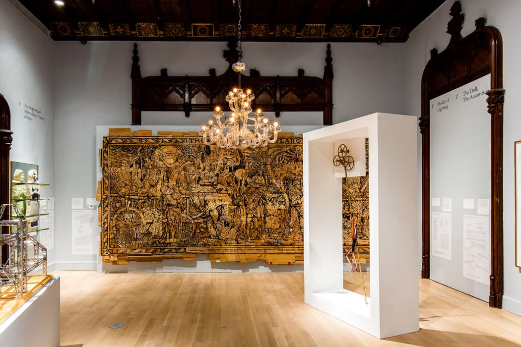 Installation view of the exhibition The Arcades: Contemporary Art and Walter Benjamin, March 17 - August 6, 2017. The Jewish Museum, NY. Photo: Will Ragozzino/SocialShutterbug.com