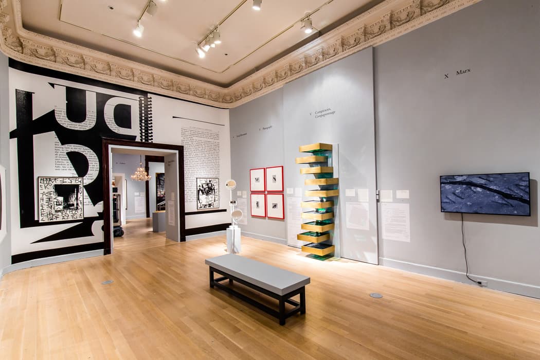 Installation view of the exhibition The Arcades: Contemporary Art and Walter Benjamin, March 17 - August 6, 2017. The Jewish Museum, NY. Photo: Will Ragozzino/SocialShutterbug.com