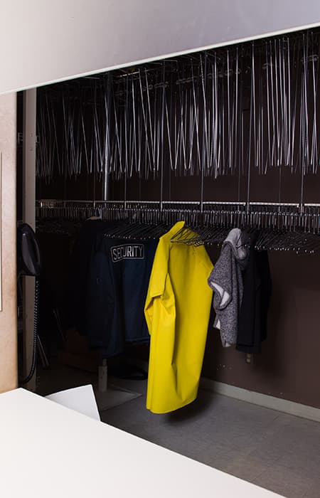 Installation view of the exhibition Math Bass: Crowd Rehearsal. November 3, 2017 - March 18, 2018. Photo by: Jason Mandella