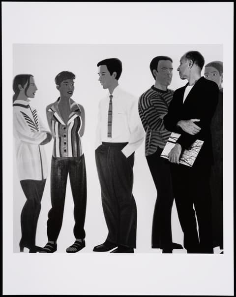 Nancy Lee Katz, Alex Katz, 1993, printed later. Gelatin silver print. Gift of Michael S. Sachs