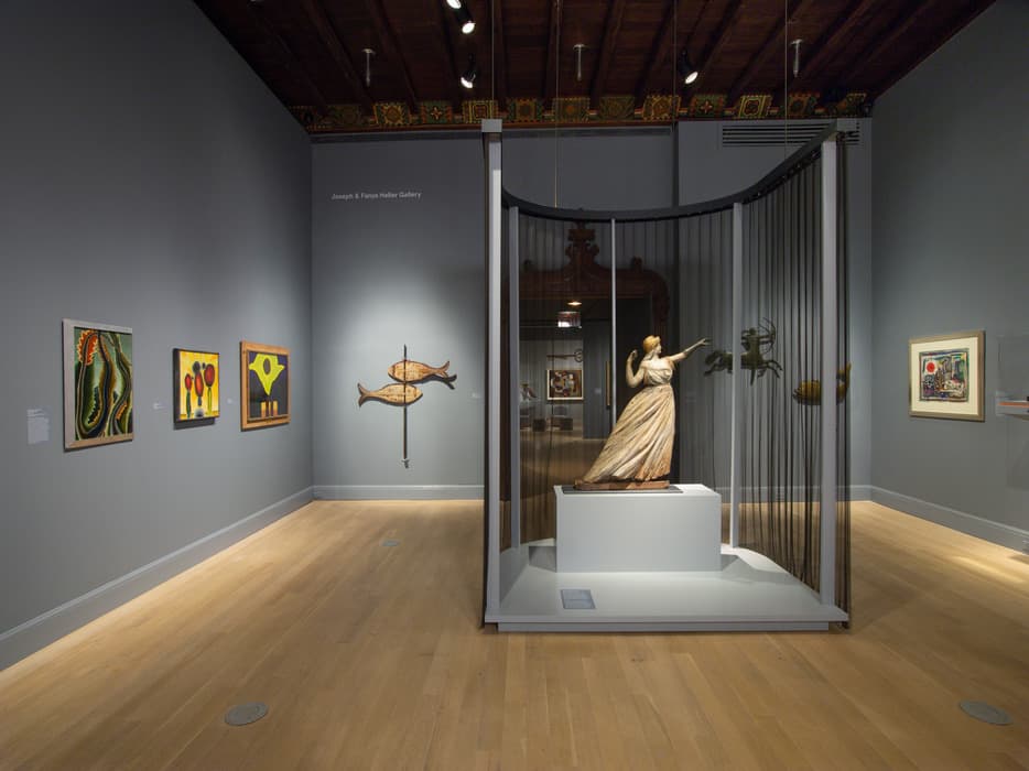 Installation view of Edith Halpert and the Rise of American Art. The Jewish Museum, New York. Photo by: Jason Mandella