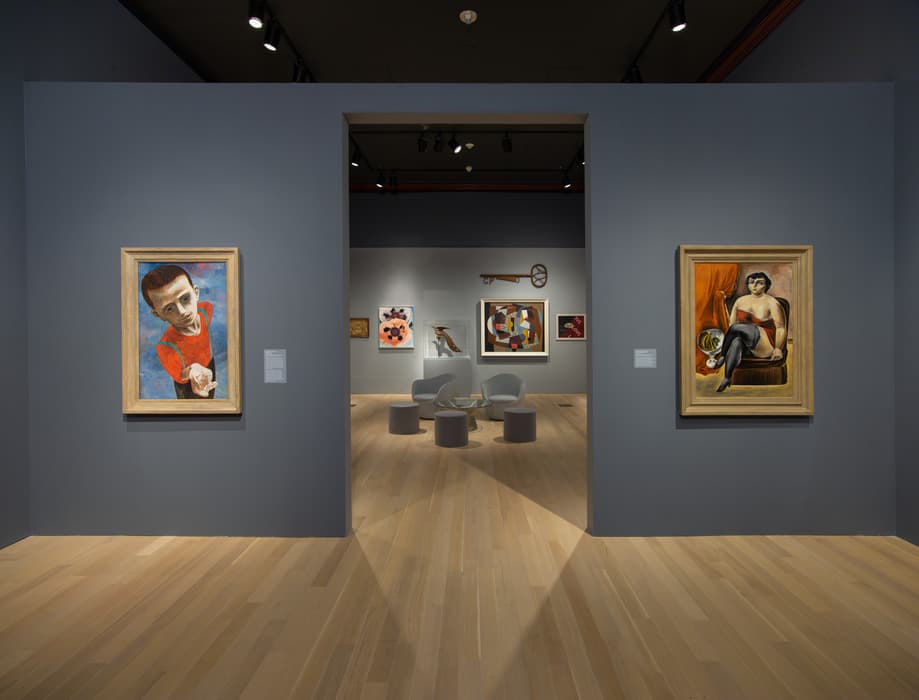 Installation view of Edith Halpert and the Rise of American Art. The Jewish Museum, New York. Photo by: Jason Mandella