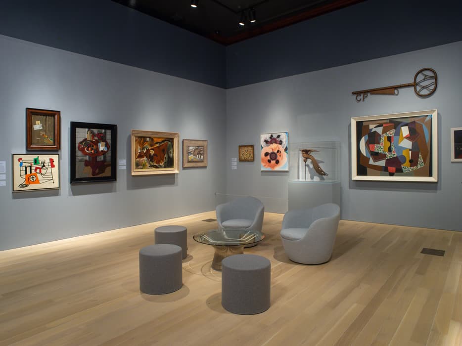 Installation view of Edith Halpert and the Rise of American Art. The Jewish Museum, New York. Photo by: Jason Mandella