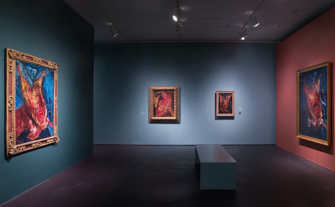 Installation view of the exhibition Chaim Soutine: Flesh, May 4 – September 16, 2018, The Jewish Museum, NY. Photo by: Jason Mandella