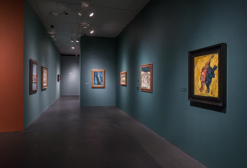 Installation view of the exhibition Chaim Soutine: Flesh, May 4 – September 16, 2018, The Jewish Museum, NY. Photo by: Jason Mandella