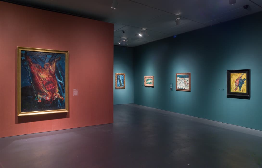 Installation view of the exhibition Chaim Soutine: Flesh, May 4 – September 16, 2018, The Jewish Museum, NY. Photo by: Jason Mandella