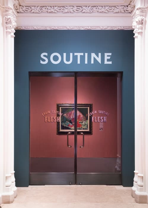 Installation view of the exhibition Chaim Soutine: Flesh, May 4 – September 16, 2018, The Jewish Museum, NY. Photo by: Jason Mandella