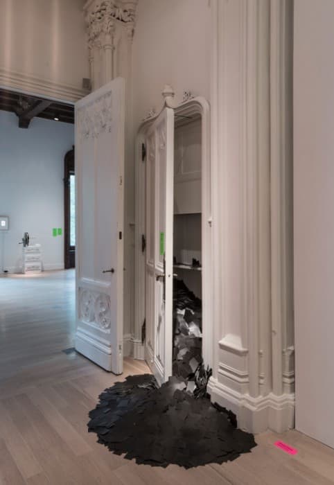 Heman Chong, Monument to the People We’ve Conveniently Forgotten (I Hate You), 2008. Installation view of the exhibition Take Me (I'm Yours). September 16, 2016 – February 5, 2017. The Jewish Museum, NY. Photo by: David Heald.