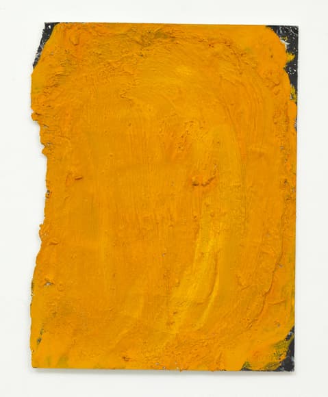 Anish Kapoor, Untitled, 1987, gouache and earth on board, 10.8 x 7.9 in. (27.5 x 20 cm). Collection of the Artist. © Anish Kapoor. All Rights Reserved, DACS, London/ ARS, NY 2025